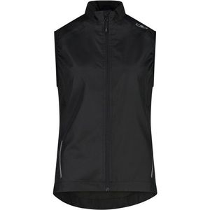 CMP Womens Reflective Vest Fietsbodywarmer (Dames |zwart)