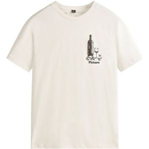 Picture D&S Winerider Tee T-shirt (Heren |wit)