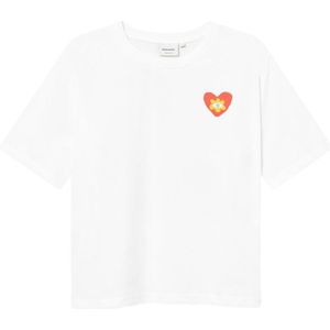 DEDICATED Womens T-Shirt Vadstena Good Vibes T-shirt (Dames |wit)