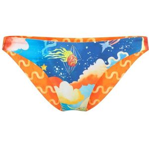 Seafolly Womens Aquarius Reversible High Cut Pant Zwembroek (Dames |meerkleurig)