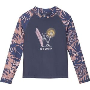 Color Kids Kids T-Shirt L/S with Chest Print Lycra (Kinderen |blauw)