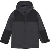 Color Kids - Kids Jacket Colorblock - Regenjas - Grijs - Waterdicht
