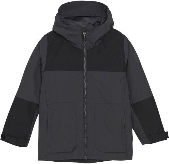 Color Kids - Kids Jacket Colorblock - Regenjas - Grijs - Waterdicht