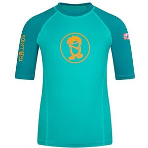 Trollkids Kids Kvalvika T Sportshirt (Kinderen |turkoois)