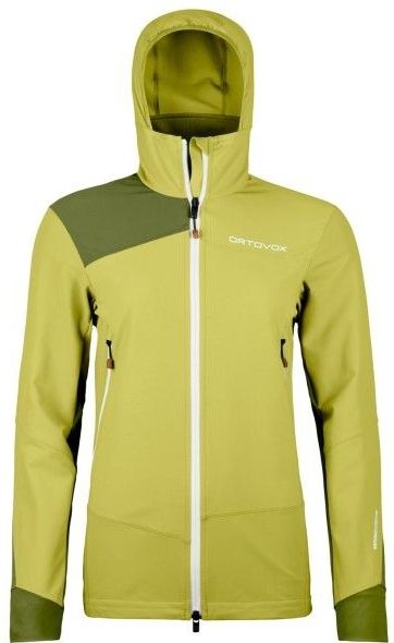 Ortovox - Pala Hooded Jacket - Softshelljack - Geel