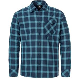 Schöffel - Outdooroverhemd - Blauw - Hiking Shirt Style Poplar MNS