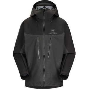 Arcteryx Alpha Jacket Regenjas (Heren |zwart/grijs |waterdicht)