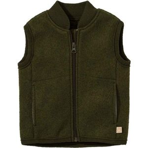 disana Kids Walk-Weste Merinobodywarmer (Kinderen |olijfgroen)