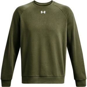 Under Armour Rival Fleece Crew Trui (Heren |olijfgroen)