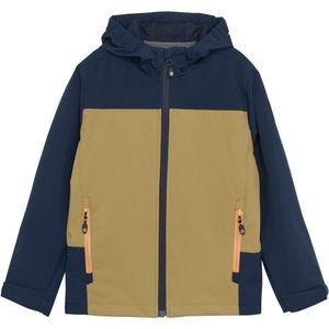 Color Kids Kids Softshell Colorblock Softshelljack (Kinderen |blauw/beige |waterdicht)