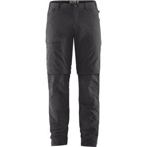 Broek Fjällräven Men Travellers MT Zip-off Trousers Dark Grey