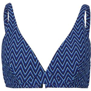 Seafolly Womens Cleo DD Fixed Tri Bra Bikinitop (Dames |blauw)