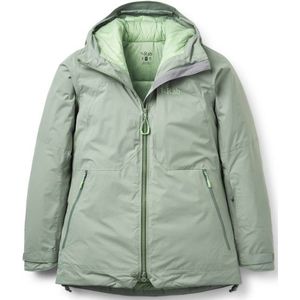 Rab Womens Optical Down Jacket Donsjack (Dames |grijs |waterdicht)