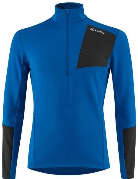 Löffler Midlayer Tech-Merino Merinolongsleeve (Heren |blauw)
