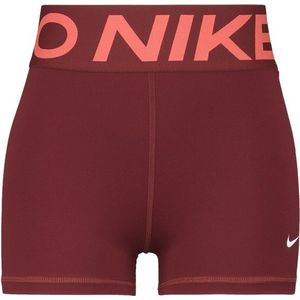 Nike Womens Pro Sculpt High-Waisted 3 Biker Shorts Short (Dames |rood)