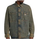 Dickies - Houston L/S Shirt - Overhemd - Olijfgroen