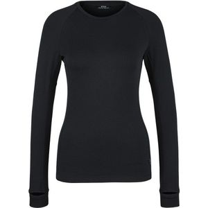Stoic Womens MerinoSoft245 TuleboSt L/S Merinoshirt (Dames |zwart)