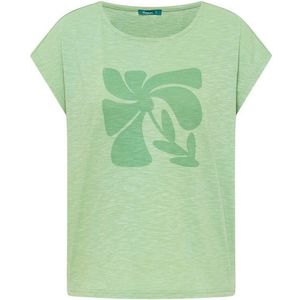 Tranquillo Womens Stretch Jersey T-shirt (Dames |groen)
