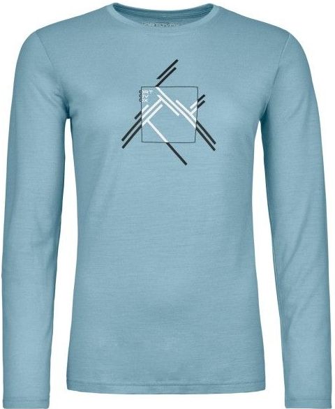 Ortovox - 185 Merino Mountain Cutout - Merinoshirt - Turkoois - Dames
