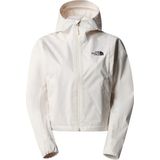 The North Face Womens Cropped Quest Jacket Regenjas (Dames |grijs/wit |waterdicht)