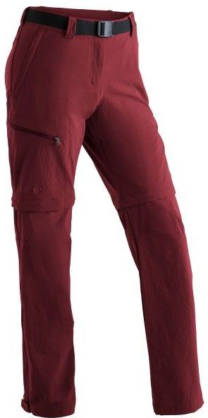 Maier Sports - Nata - Trekkingbroek - Rood - 100% Polyamide - Winddicht, Zip-Off