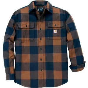 Carhartt - L/S Plaid Shirt - Overhemd - Bruin