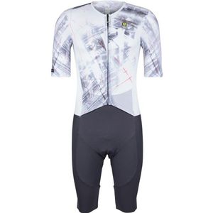 Alé PR-E Mirror Skinsuit Fietspak (Heren |wit)