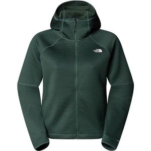 The North Face - Dotknit Thermal Fullzip Hoodie - Fleecevest - Groen/Blauw - 100% Polyester