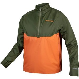 Endura MT500 Lite Waterproof Pullover Jacket Fietsjack (Heren |olijfgroen |waterdicht)