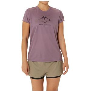 Asics Womens Fujitrail Logo S/S Top Hardloopshirt (Dames |meerkleurig)