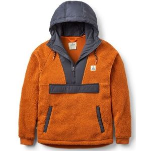 Passenger Woodland 20 Hooded 1/2 Zip Recycled Polar Fleece Fleecevest (Heren |meerkleurig)
