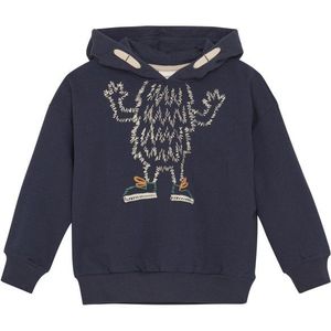 Minymo Kids Sweatshirt L/S No 134014 Hoodie (Kinderen |blauw)