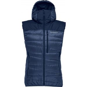 Norrona Womens Falketind Down750 Vest Donzen bodywarmer (Dames |blauw)