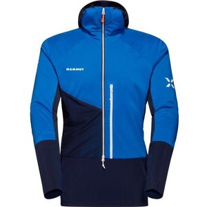 Mammut Eiger Speed Midlayer Hybrid Half Zip Hoodie Fleecetrui (Heren |blauw)