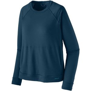 Patagonia Womens L/S Cap Thermal Crew Sportshirt (Dames |blauw)