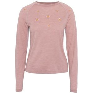 Kari Traa Womens Summer Wool L/S Merino-ondergoed (Dames |roze)