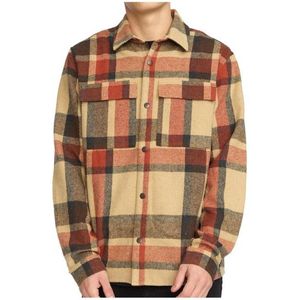 Revolution Utility Shirt Checked Overhemd (Heren |bruin)