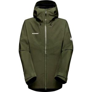 Mammut Crater IV Hardshell Hooded Jacket Regenjas (Heren |olijfgroen |waterdicht)