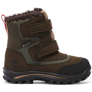 Timberland Kids Chillberg Mid Hook & Loop GTX Snow Boot Winterschoenen (Kinderen |zwart/bruin |waterdicht)