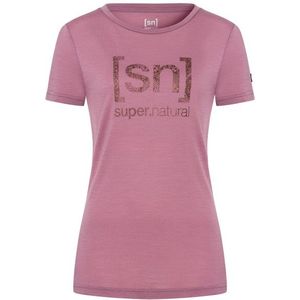 supernatural Womens Arabesque Tee Merinoshirt (Dames |roze)