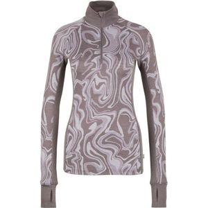 Stoic Womens Merino225 StensundSt Half Zip Merinoshirt (Dames |grijs)