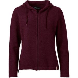 Mufflon Womens Kalea Merinohoodie (Dames |rood)