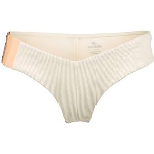Rip Curl Womens Block Party Hi Leg Skimpy Bikinibroekje (Dames |wit)