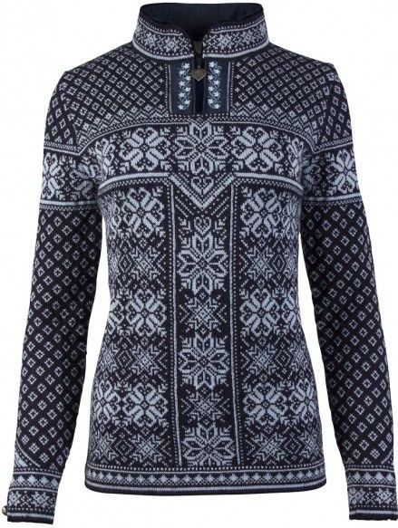 Dale of Norway Womens Peace Sweater Wollen trui (Dames |blauw)