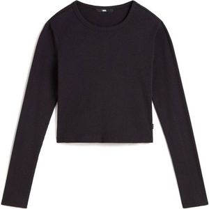 Vans Womens Drew Rib L/S Top Trui (Dames |zwart)