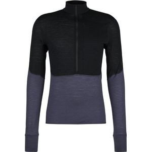 Icebreaker 200 RealFleece Descender L/S Half Zip Fleecetrui (Heren |zwart)