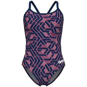 Arena Womens Escape Swimsuit Lightdrop Back Badpak (Dames |blauw)