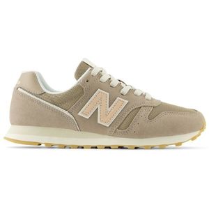 Sportief Sneakers - Bruin - Leer/Textiel - Vetersluiting