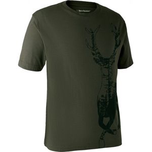 Deerhunter T-Shirt With Deer T-shirt (Heren |olijfgroen)