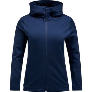 Peak Performance Womens Rider Tech Zip Hood Fleecevest (Dames |blauw)